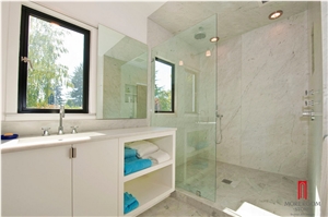 Italy Carrara London Fog Polished White Marble Slab and Tile