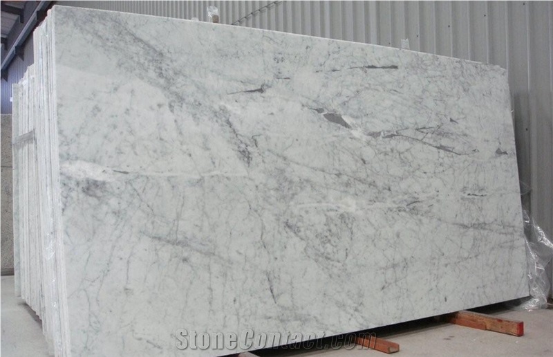 Italy Gorfigliano Carrara Zebrino Marble Slab ,Polished White Marble Slab for Wall Decors