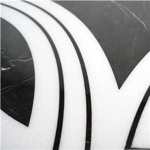 Laminated Marble Water Jet Flooring Medallion