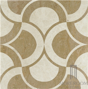 Marble Flooring Pattern,Marble Floor Design; Waterjet Medallions