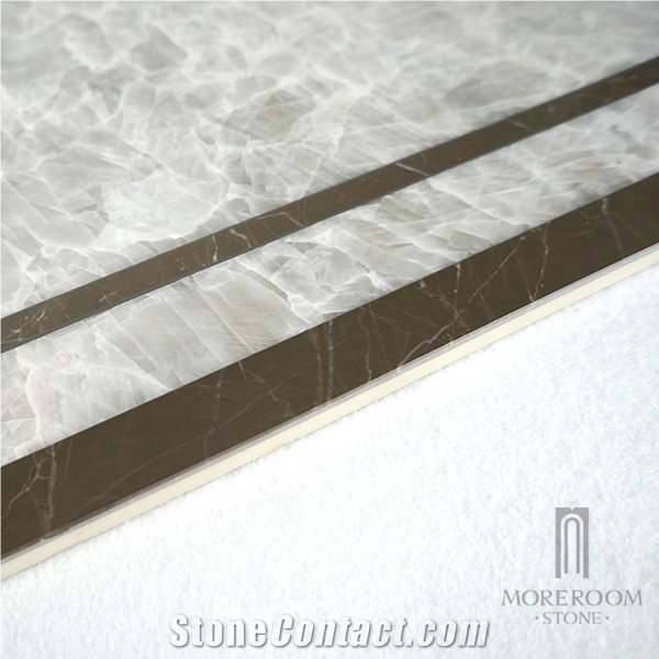 Morocco Tiflet Grey Lido Marble Laminated Marble Panel Marble Price Modern Bathroom Design Modern Marble Flooring Design