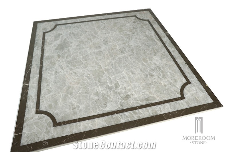 Morocco Tiflet Grey Lido Marble Laminated Marble Panel Marble Price Modern Bathroom Design Modern Marble Flooring Design