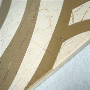 Spain Crema Marfil Beige Marble Hot Sale Waterjet Marble Tiles Design Floor Pattern