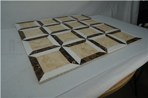 Square Floor Medallion;Laminated Panel;Marble Composite Tile
