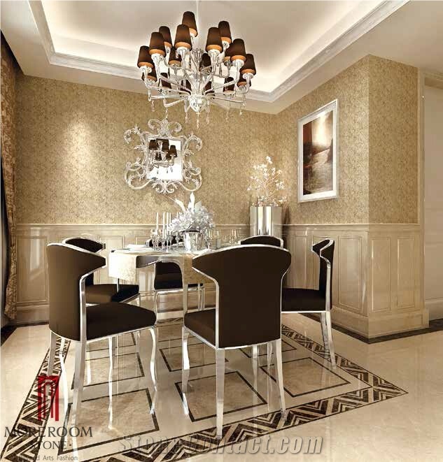 Turkey Cream Ultraman Marble Polished Marble Tiles & Slab Marble Floor Covering Tiles Marble Wall Tiles Marble Skirting, Turkey Beige Marble