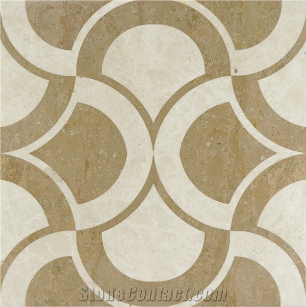 Turkey Golden Rose Ceramic Backing Thin Lightweight Laminated Medallion