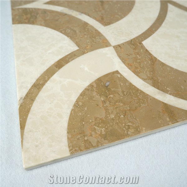 Turkey Golden Rose Ceramic Backing Thin Lightweight Laminated Medallion