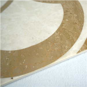 Turkey Golden Rose Ceramic Backing Thin Lightweight Laminated Medallion