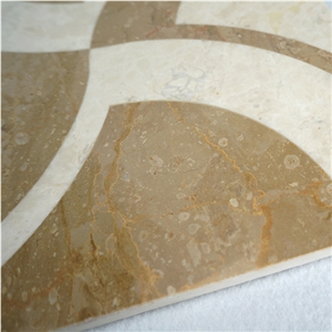 Turkey Golden Rose Ceramic Backing Thin Lightweight Laminated Medallion