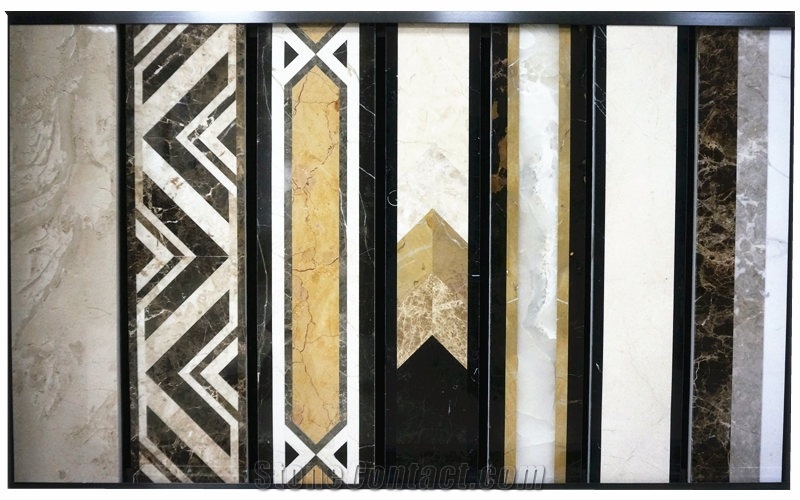 Turkey Moreroom Stone Emperador Dark Royal Marble Border Pencil Liners