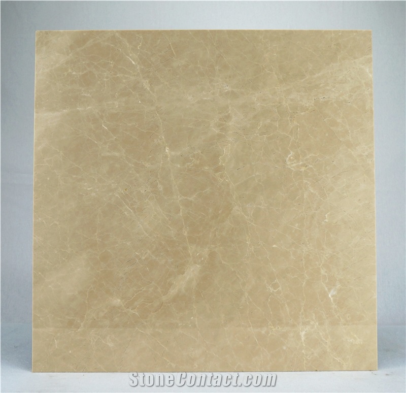 Turkey Yarishi Grade a 2cm Polished Burdur Beige Marble Tile & Slabs