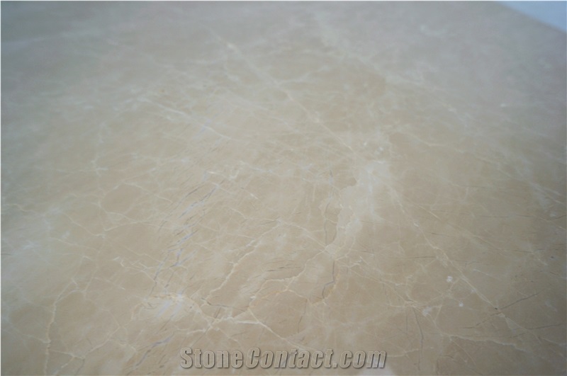 Turkey Yarishi Grade a 2cm Polished Burdur Beige Marble Tile & Slabs