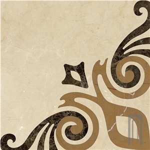 Water Jet Medallions;Shayan Beige Marble ;Artistic Marble for Floor Design, Shayan Cream Beige Marble Medallion Water Jet Medallions;Shayan Beige Marble ;Artistic Marble for Floor Design, Shayan Cream Beige Marble Medallion