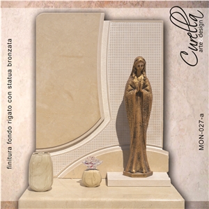 Travertino Romano Beige Travertine Headstones