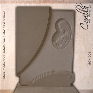 Travertino Romano Beige Travertine Headstones