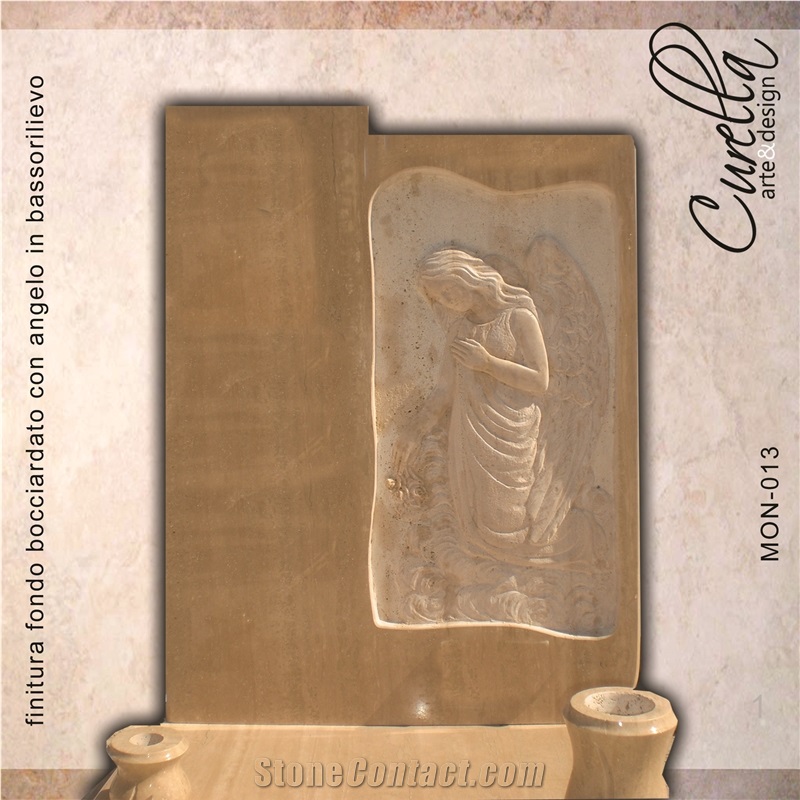 Travertino Romano Beige Travertine Headstones