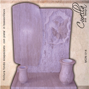 Travertino Romano Beige Travertine Headstones