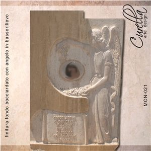 Travertino Romano Beige Travertine Headstones