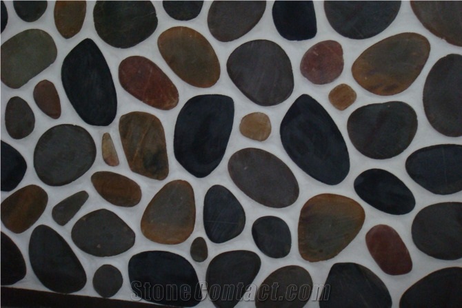 Classical Polished Mixed Pebble Stone,River Stone