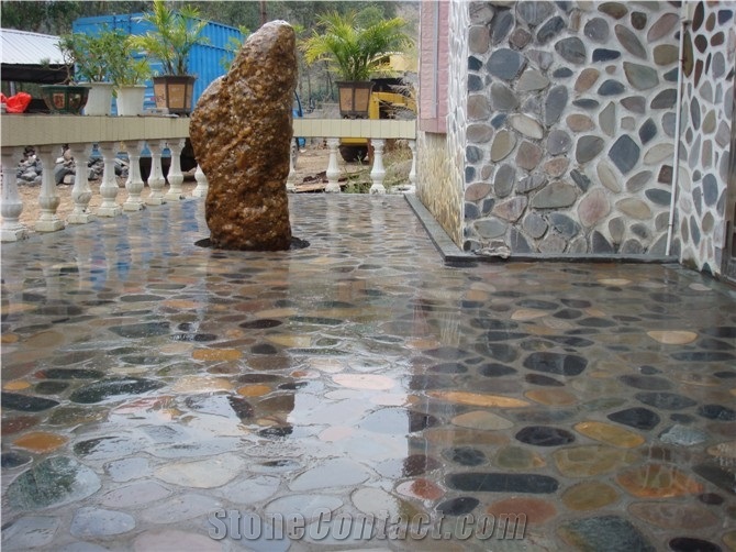 Classical Polished Mixed Pebble Stone,River Stone