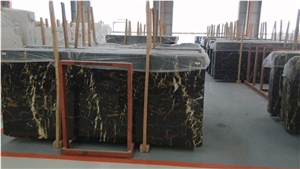New Arrival Golden Flower Marble Blocks
