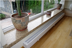 Giallo Santa Cecilia Granite Window Sill