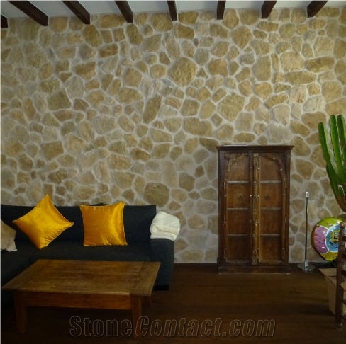 Solnhofen Stone Irrregular Flagstone Wall Cladding