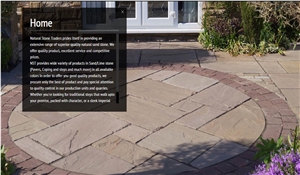 Modak Sandstone Patio Circle Pavement, Brown Sandstone India Cube Stone & Pavers Modak Sandstone Patio Circle Pavement, Brown Sandstone India Cube Stone & Pavers
