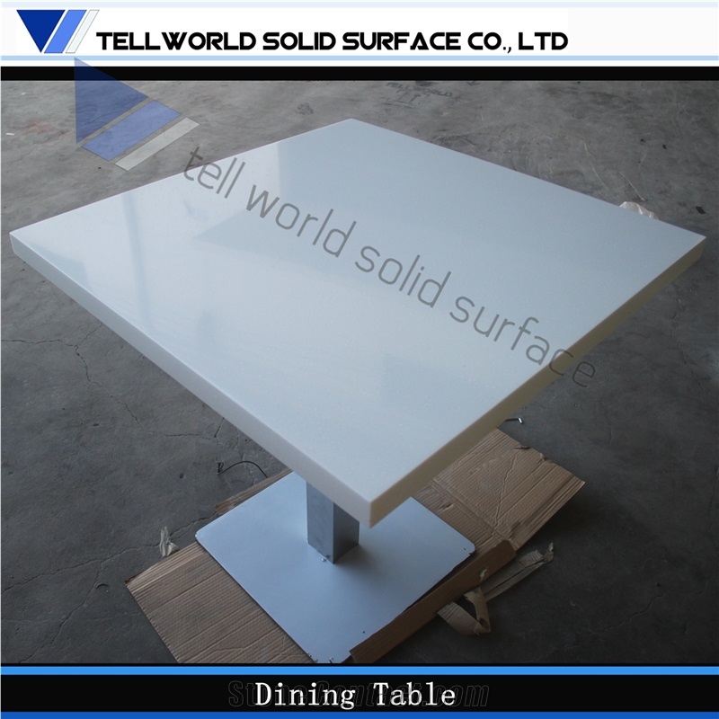 Acrylic Dining Table and Chairs,4 Seaters Dining Tables