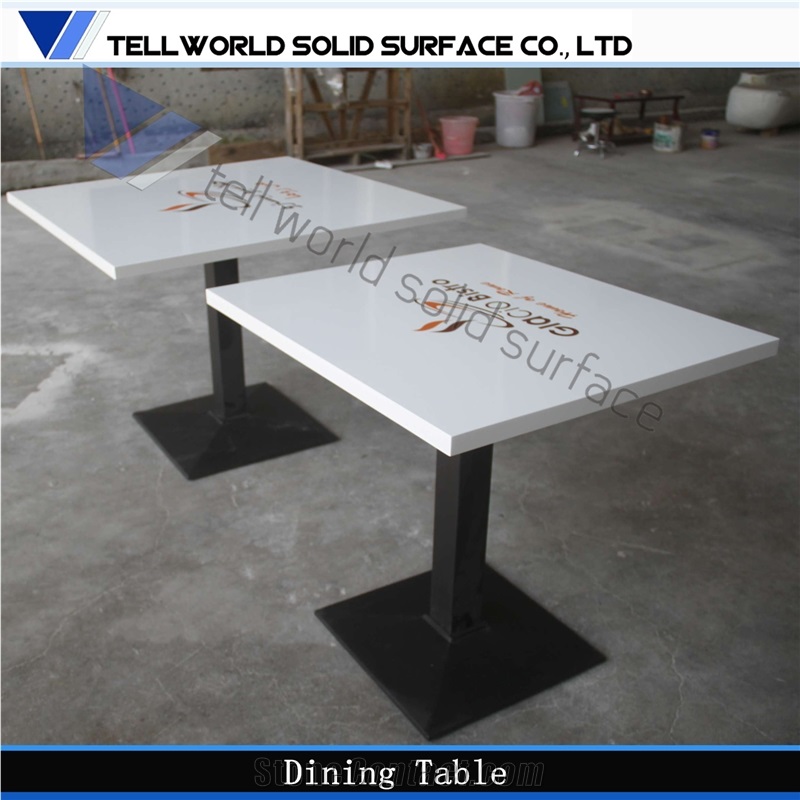 Acrylic Dining Table and Chairs,4 Seaters Dining Tables
