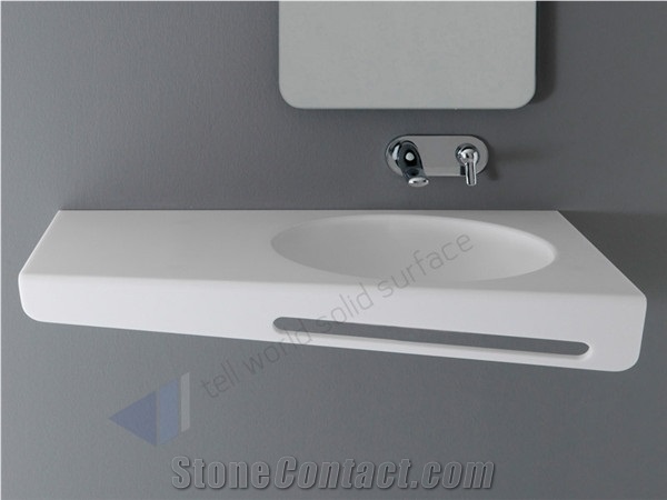 High Quality Acrylic Sinks & Basins, Manmade Stone Sinks & Basins Design for Sale