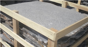Karystos Grey Slate, Karystos Stones Grey Polygon Tiles & Slabs Greece