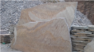 Karystos Stones Brown Polygon, Karystos Brown Slate Irregular Flagstone