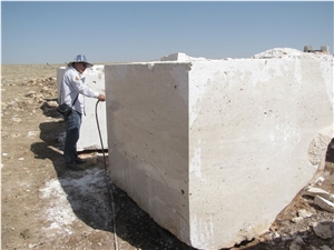 Karaman Light Travertine Blocks From Own Quarry