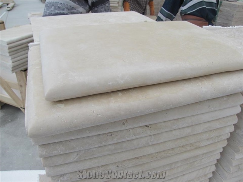 Karaman Light Travertine Pool Coping