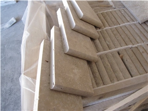 Karaman Light Travertine Pool Coping
