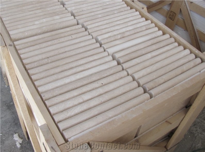 Karaman Light Travertine Pool Coping