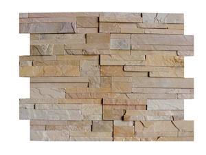 Tint Mint Sandstone Fossil Sand Wall Panel, Beige Sandstone India Cultured Stone Tint Mint Sandstone Fossil Sand Wall Panel, Beige Sandstone India Cultured Stone