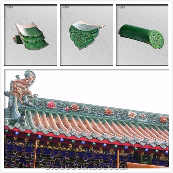 Chinese Roof Tile for Ancient Buildings Roof Materials
