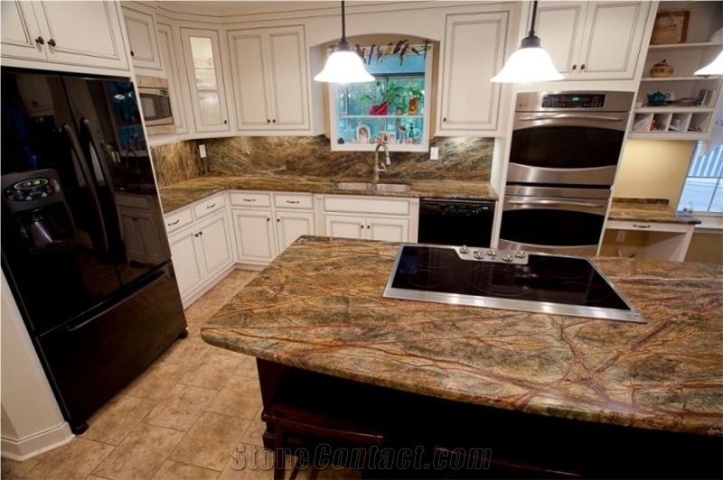 Rain Forest Brown Marble