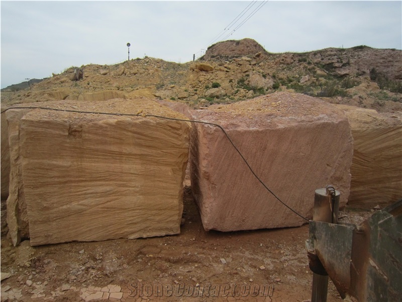 Felsite Block (Yellow/Pink), Ararat Yellow Felsite Block