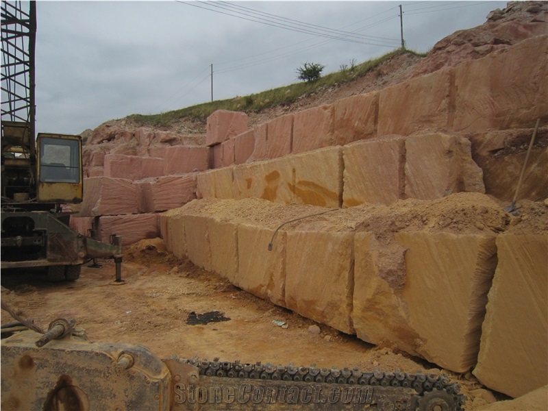 Felsite Block (Yellow/Pink), Ararat Yellow Felsite Block