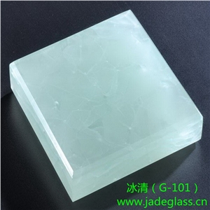 Blue Jade Onyx Glass Tiles & Slabs