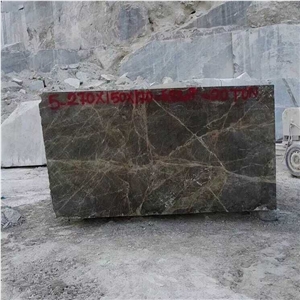 Emperador Dark Gold Marble Block, Turkey Brown Marble