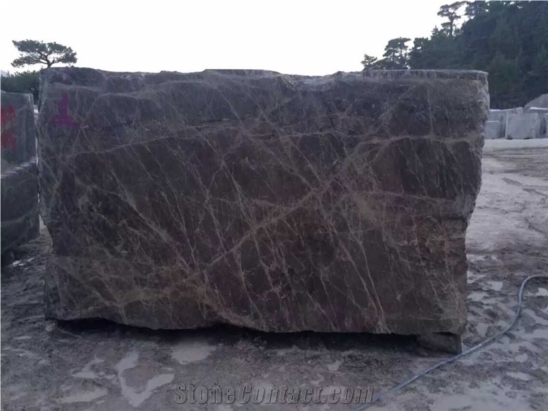 Emperador Dark Marble Block, Turkey Brown Marble