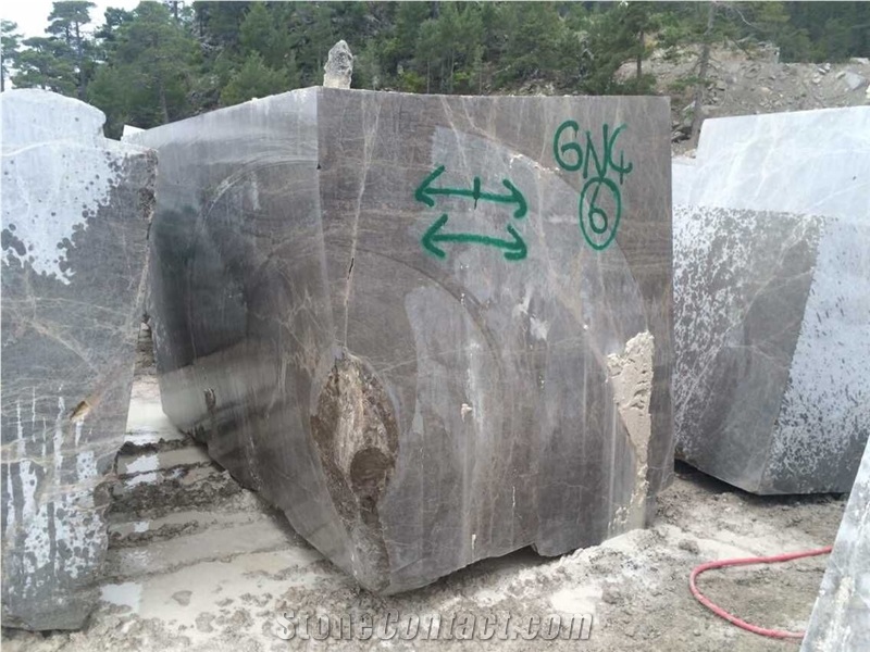Fethiye Dark Emperador Marble Block, Turkey Brown Marble