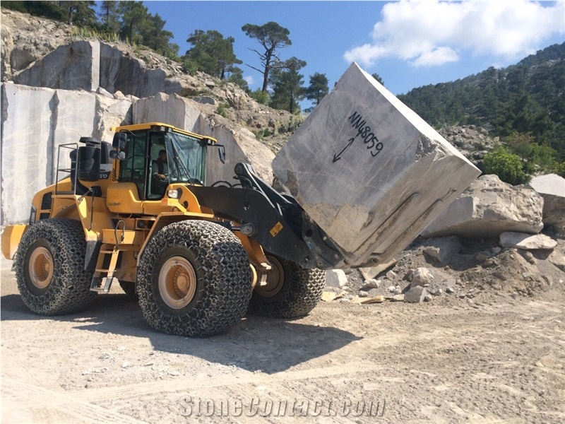 Fethiye Dark Emperador Marble Block, Turkey Brown Marble