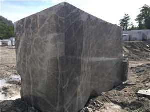 Fethiye Dark Emperador Marble Block, Turkey Brown Marble