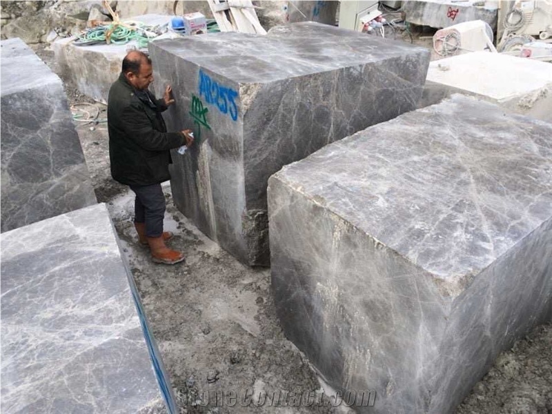 Fethiye Dark Emperador Marble Block, Turkey Brown Marble