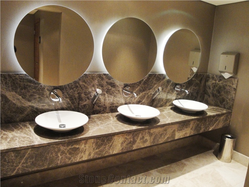 Fethiye Dark Emperador Marble Countertop, Best Selling Marble Countertop, Dark Emperador Bathroom Marble Countertop,Dark Marble Countertops, Coffe Brown Marble Vanity Tops, Island Tops Ns-M3/D02